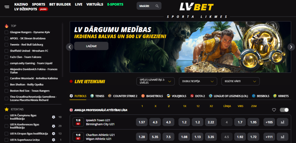 Iepazīstieties ar Sporta Likmēm un Totalizatoru Online LV BET Platformā